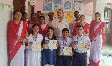 ସରସ୍ବତୀ ଶିଶୁ ବିଦ୍ୟାମନ୍ଦିର ବାଦାମବାଡ଼ି ଶଙ୍କରପୁର ମେଧାବି ଛାତ୍ରଛାତ୍ରୀଙ୍କୁ ସମ୍ବର୍ଧନା : ଓମଟିଭି