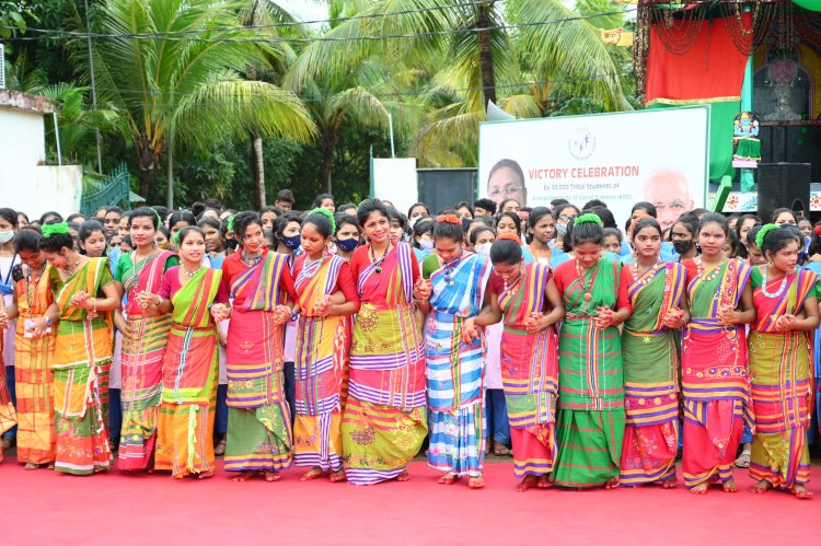 KISS Celebrates Draupadi Murmu’s Swearing-In as President with Gusto : Ommtv