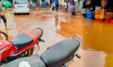 ସାମାନ୍ୟ ବର୍ଷାରେ ଭିଏସଏସ ନଗର ଜଳମଗ୍ନ : ଓମଟିଭି