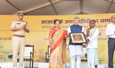 CEREMONY FOR HONORING THE IMMORTAL MARTYRS OF THE FREEDOM STRUGGLE AND FLAG-IN