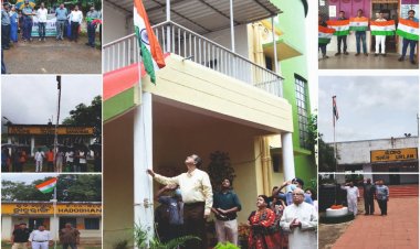 ପୂର୍ବତଟ ରେଳପଥ କର୍ମଚାରୀ ମାନେ ପ୍ରତିଘରେ ତ୍ରିରଙ୍ଗା (ହର ଘର ତୀରଙ୍ଗା)  ଅଭିଯାନରେ ଅଂଶଗ୍ରହଣ: ଓମଟିଭି