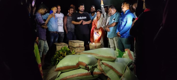 ଅନୁଗୋଳ ବ୍ଲକ ଟିକରପଡା ଅଞ୍ଚଳରେ ରିଲିଫ ବଣ୍ଟନ : ଓମଟିଭି