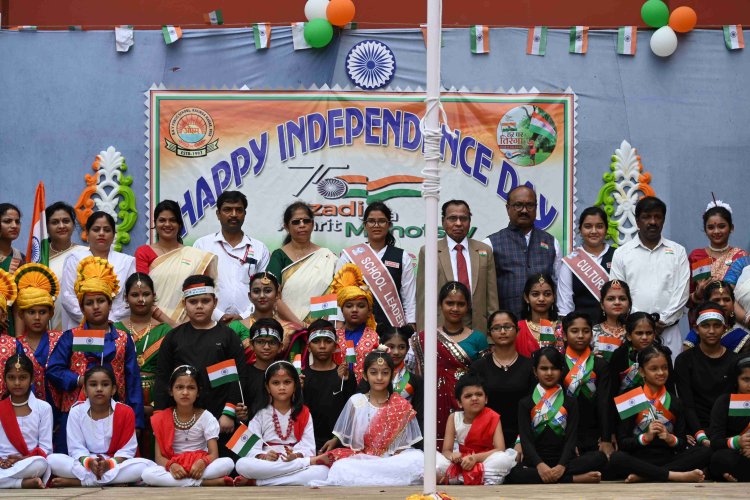 76th INDEPEDENCE DAY CELEBRATED AT DAV, KALINGA NAGAR : Ommtv