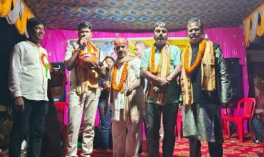 ଡିଷ୍ଟ୍ରିକ୍ଟ ସେଣ୍ଟର ପୂଜା କମିଟି ପକ୍ଷରୁ ସ୍ୱାଗତ ସମ୍ବର୍ଦ୍ଧନା : OmmTv