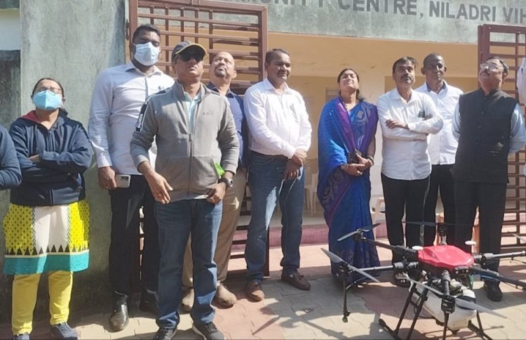 ଡ୍ରୋନ୍ ନିପାତ କରିବ ମଶା ବଂଶ, ନୀଳାଦ୍ରି ବିହାରରେ ଡ୍ରୋନ୍ ଦ୍ୱାରା ମଶା ମରା ଅଭିଯାନ ଆରମ୍ଭ : Ommtv