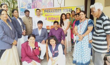 ଡିଏଭି କଳିଙ୍ଗନଗର ପରିସରରେ ପରାକ୍ରମ ଦିବସ ପାଳିତ : Ommtv