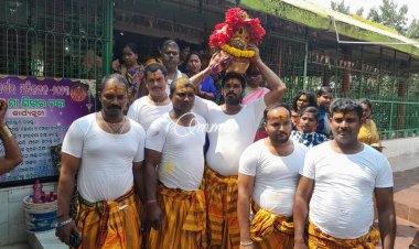 OMM TV ଶିଖରଚଣ୍ଡି ମନ୍ଦିରରେ ତେଲୁଗୁ ଚଇତି ପୂଜା ଶୁଭାରମ୍ଭ