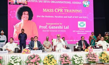 Odisha Governor inaugurates Cardiopulmonary Resuscitation (CPR) Training Programme at KIIT : Ommtv