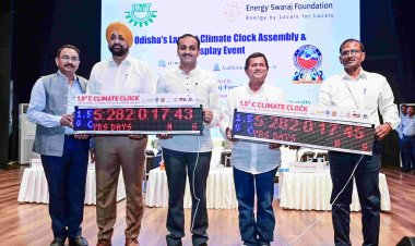 Odisha's Largest Climate Clock Assembly Held at KIIT, With Call for Urgent Climate Action: Ommtv