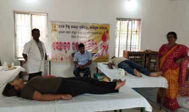 ଅଖିଳ ବିଶ୍ୱ ଗାୟତ୍ରୀ ପରିବାର ପକ୍ଷରୁ ରକ୍ତଦାନ ଶିବିର : Ommtv