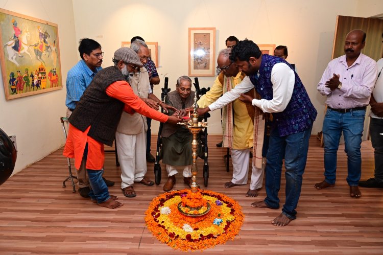 ଓଡ଼ିଶା ଲଳିତ କଳା ଏକାଡେମୀ ଦ୍ୱାରା ପ୍ରଥମ ବିଶ୍ଵ ଓଡ଼ିଆ ଭାଷା ସମ୍ମିଳନୀ ଅବସରରେ, ସମସାମୟିକ ଚିତ୍ରକଳା ପ୍ରଦର୍ଶନୀ ଉଦଘାଟନ : Ommtv