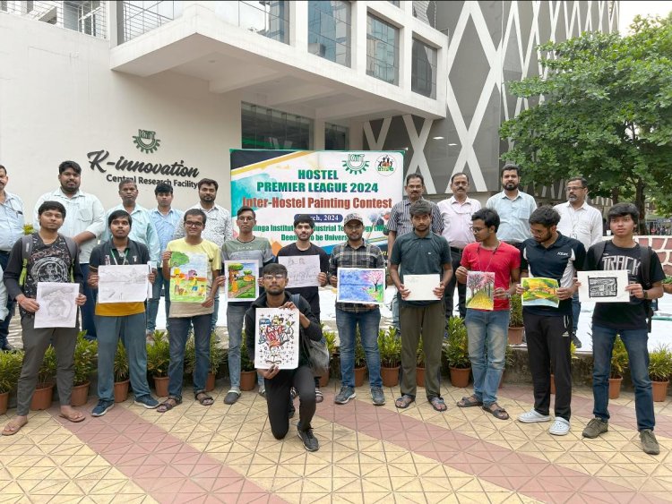 KIIT Hostel Department Organizes Inter-Hostel. Premier League & Painting Competition : Ommtv Round the Clock