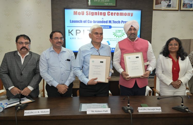 KIIT-DU & KPIT Technologies Announce Strategic Partnership with Launch of Co-Branded M.Tech Programme : Ommtv Round The Clock