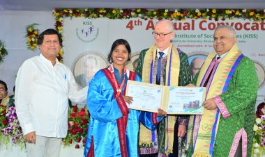 କିସ୍‍ ବିଶ୍ୱବିଦ୍ୟାଳୟର ୪ର୍ଥ ସମାବର୍ତ୍ତନ . ଛାତ୍ରଛାତ୍ରୀଙ୍କୁ ସଫଳତାର ମନ୍ତ୍ର ଦେଲେ ଅତିଥି : Ommtv