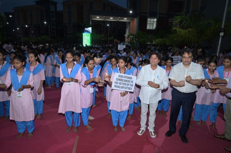 କିସ୍ ପକ୍ଷରୁ ପହେଲଗାମ୍ ଆତଙ୍କବାଦୀ ଆକ୍ରମଣରେ ମୃତକଙ୍କ ପ୍ରତି ଶ୍ରଦ୍ଧାଞ୍ଜଳି : Ommtv