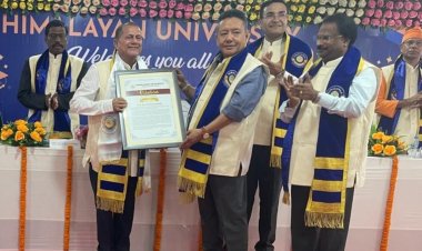 ହିମାଳୟାନ ବିଶ୍ୱବିଦ୍ୟାଳୟ ପକ୍ଷରୁ ଅଚ୍ୟୁତ ସାମନ୍ତଙ୍କୁ ୬୭ ତମ ସମ୍ମାନସୂଚକ ଡକ୍ଟରେଟ୍:Ommtv