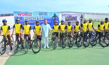 କିଟରେ ବିଶ୍ୱ ସାଇକଲିଂ ଦିବସ:Ommtv Kalingavikas