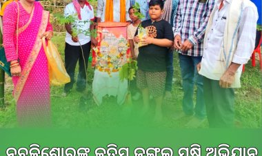 ରଥ ଯାତ୍ରା ଅବସରରେ ନବକିଶୋରଙ୍କ କୃତ୍ରିମ ଜଙ୍ଗଲ ସୃଷ୍ଟି ଅଭିଯାନ "ନବ କଳେବର ବାଟିକା": Ommtv Kalingavikas