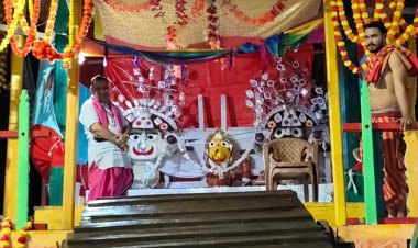 ଶ୍ରୀଜୀଉଙ୍କ ପାଖରେ କାଲି ରଥ ଉପରେ ଲାଗିହେଲା ଆଧରପଣ,ଆଜିହେଲା ନୀଳାଦ୍ରି ବିଜେ:Ommtv Kalingavikas