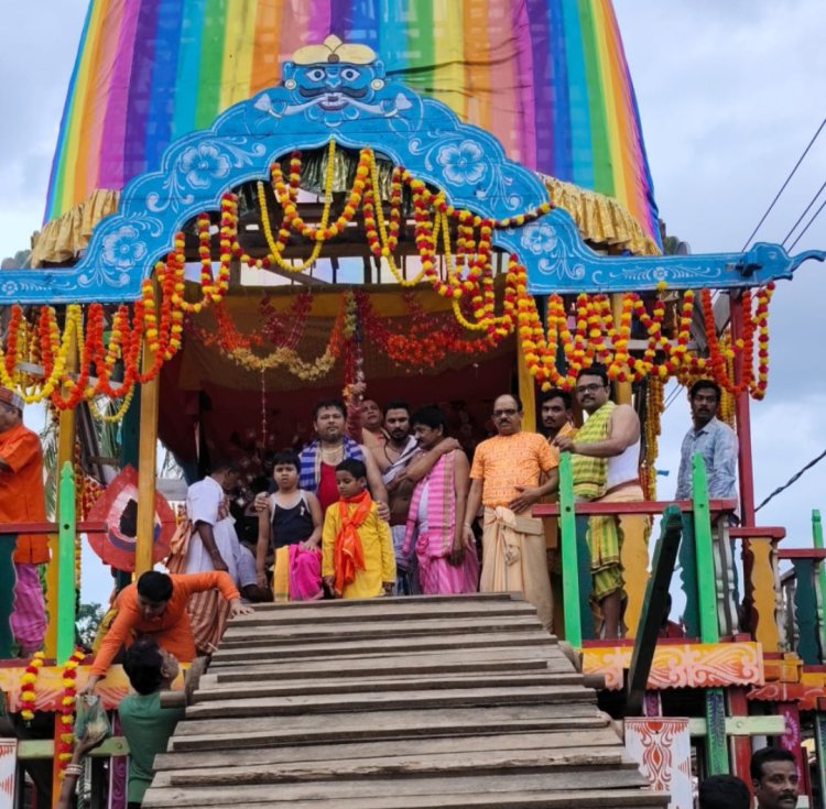 ଲାଞ୍ଜିଗଡ ବୈକୁଣ୍ଠପୁରୀର ତିନି ଠାକୁରଙ୍କ ବାହୁଡ଼ାଯାତ୍ରା ସମ୍ପର୍ଣ :OmmTV Kalinga Vikas