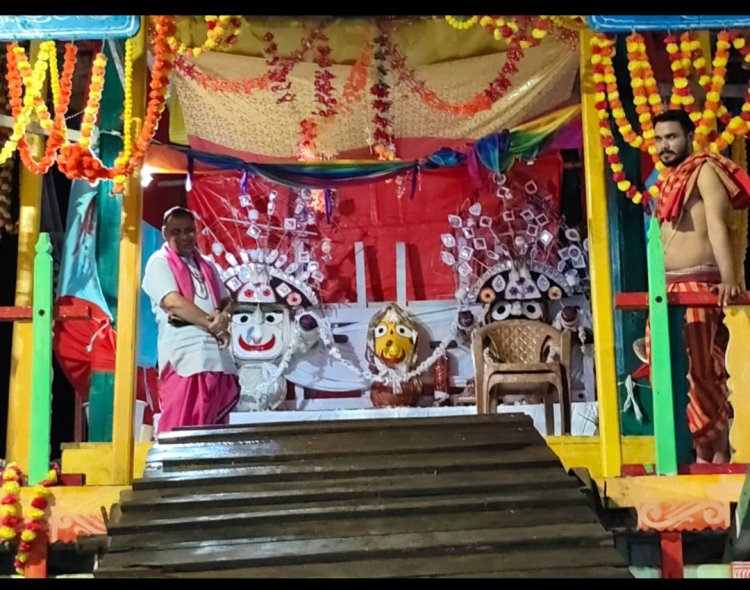 ଶ୍ରୀଜୀଉଙ୍କ ପାଖରେ କାଲି ରଥ ଉପରେ ଲାଗିହେଲା ଆଧରପଣ,ଆଜିହେଲା ନୀଳାଦ୍ରି ବିଜେ:Ommtv Kalingavikas