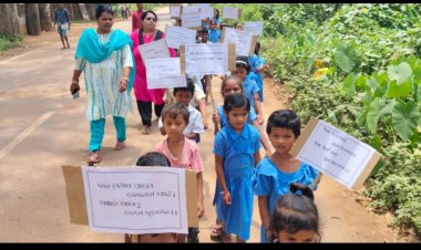 ଲାଞ୍ଜିଗଡ଼ ସରକାରୀ ପ୍ରାଥମିକ ବିଦ୍ୟାଳୟ ଆଶ୍ରମ ପଡ଼ାରେ 'ଆସ ବିଦ୍ୟାଳୟ ଯିବା' କାର୍ଯ୍ୟକ୍ରମ ଅନୁଷ୍ଠିତ : Ommtv Kalinga Vikas