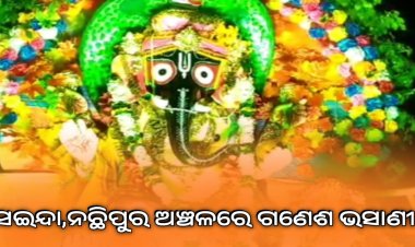 ସଇନ୍ଦା,ନଛିପୁର ଅଞ୍ଚଳରେ ଗଣେଶ ଭସାଣୀ ଉତ୍ସବ ଧୁମଧାମରେ ପାଳିତ : OMMTV କଳିଙ୍ଗ ବିକାଶ