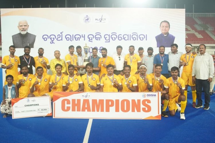 ECOR Clinches Glory at 4th Senior Men’s Hockey State Championship 2025